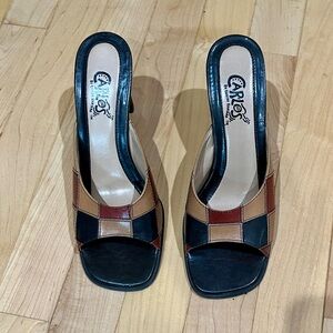 Carlos by Carlos Santana Black and Brown Heels